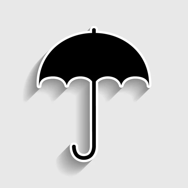 Parapluie signe icône — Image vectorielle