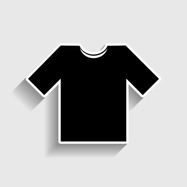 Señal de camiseta. Icono de estilo de etiqueta — Vector de stock