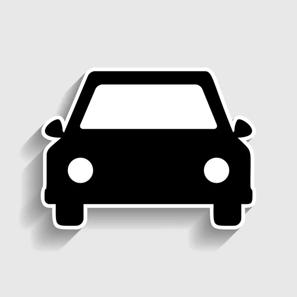 Araba işareti. Etiket stil ikonu — Stok Vektör