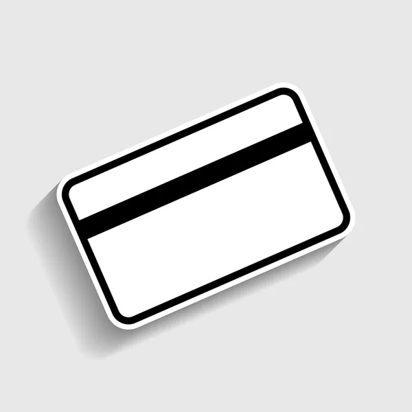Kredi kartı sembolü indirmek için — Stok Vektör