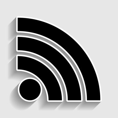 RSS üye. Etiket stil ikonu