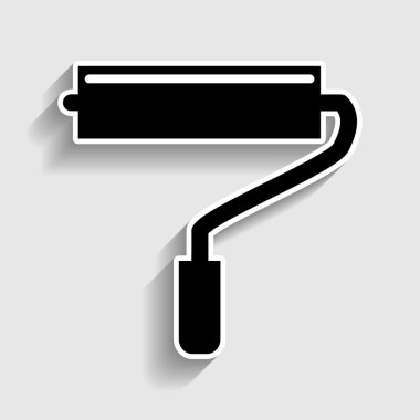 Silindir işareti. Etiket stil ikonu