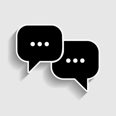 konuşma balonları işareti