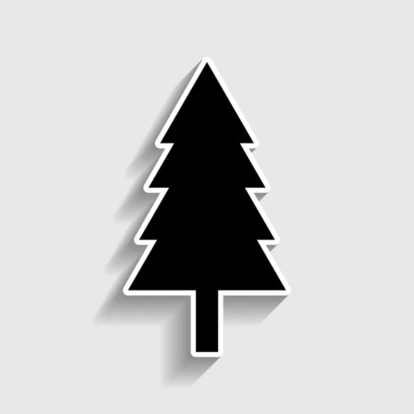 新的一年树标志 — 图库矢量图片