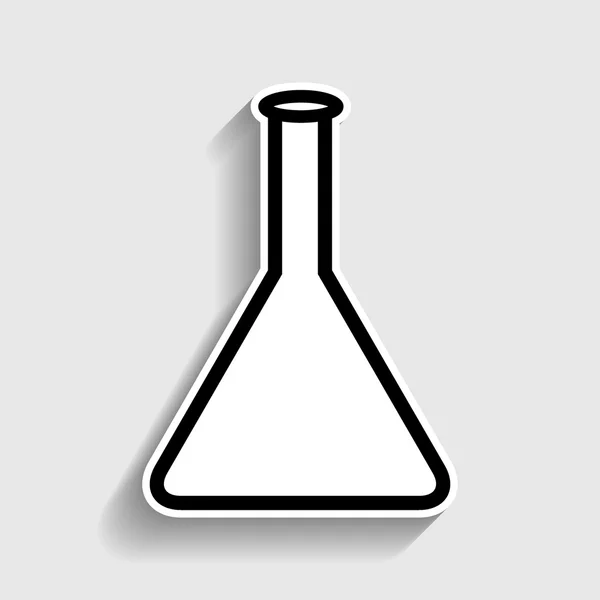 Conical Flask sign — Stock Vector