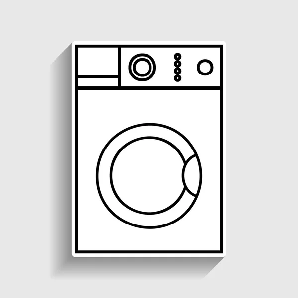 Signo de lavadora — Vector de stock