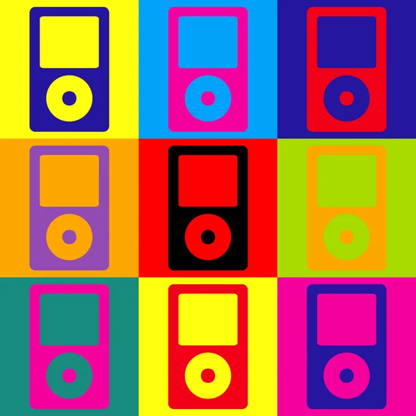 Φορητή συσκευή μουσικής — Διανυσματικό Αρχείο