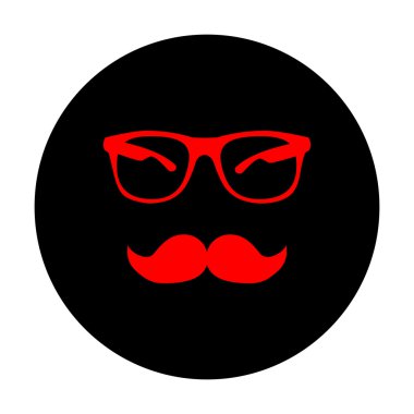 Bıyık ve gözlük işareti