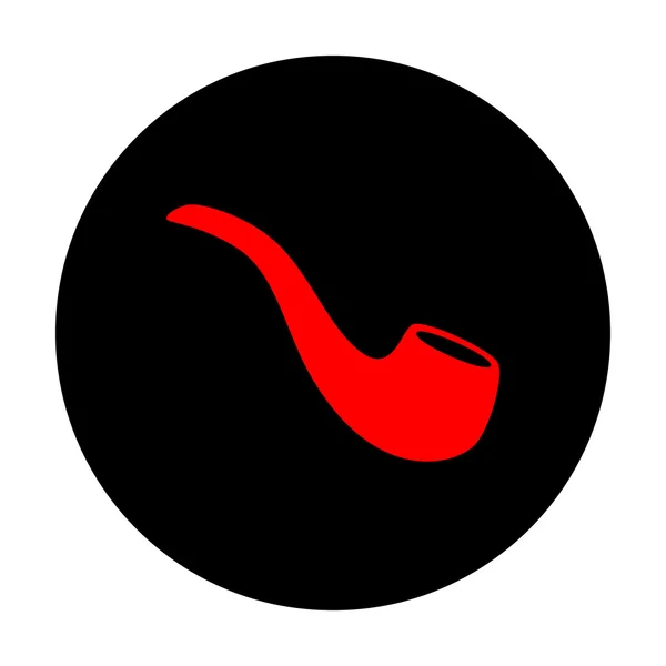 Icono de pipa de humo — Vector de stock