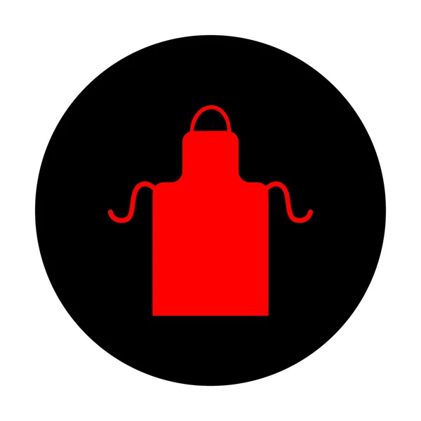 Avental ícone simples — Vetor de Stock
