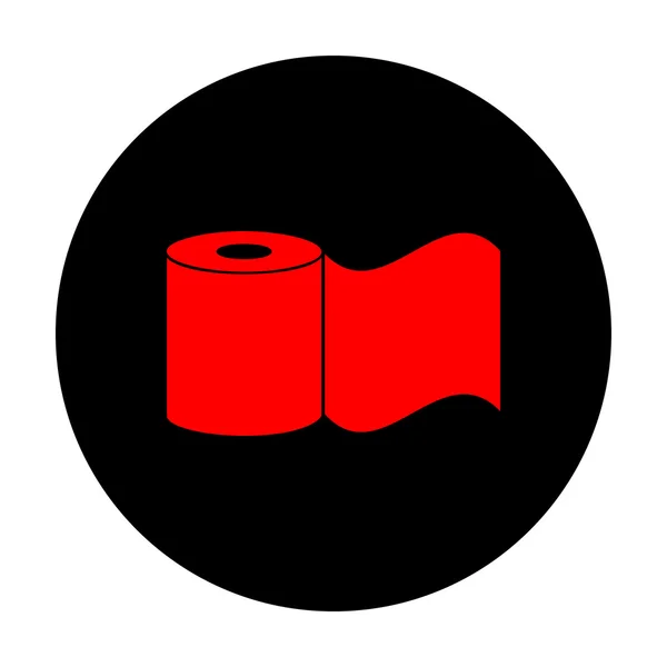 WC-papír ikon — Stock Vector
