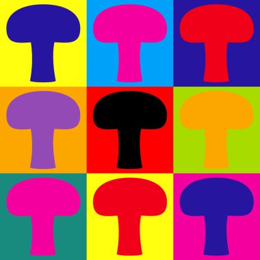 Mantar basit simgesi