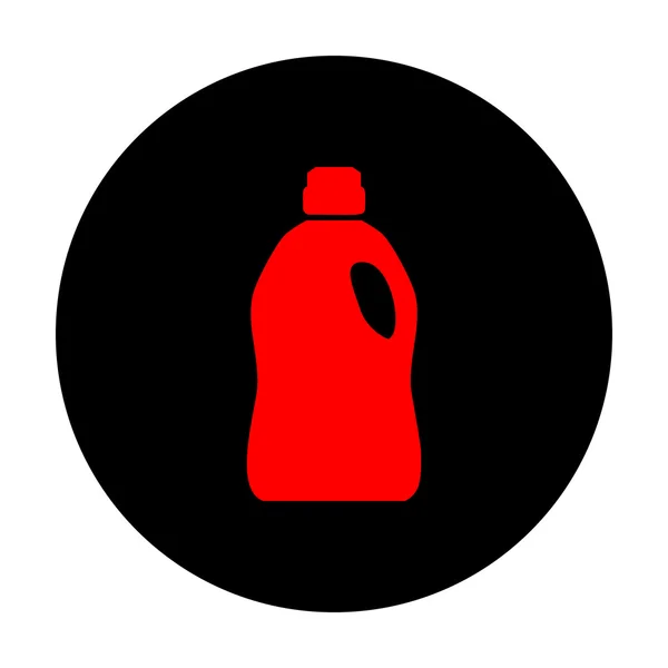 Plastic bottle for cleaning — Stock Vector