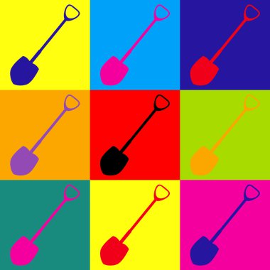 Kürek bahçede çalışmak