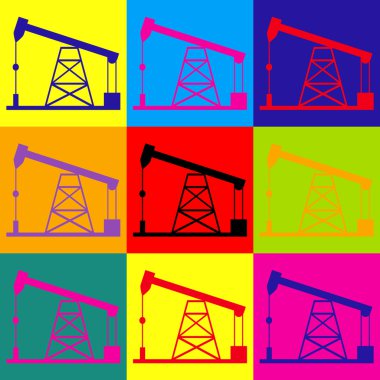 Petrol sondaj platformu işaret sondaj
