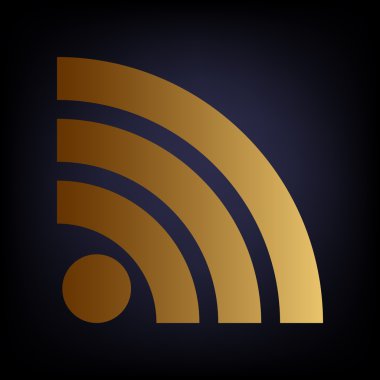 RSS üye. Altın stil ikonu