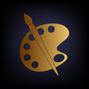 Palet ve fırça işareti