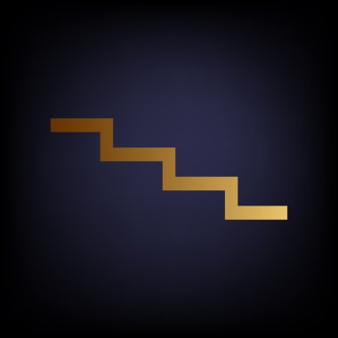 İşareti aşağı merdiven