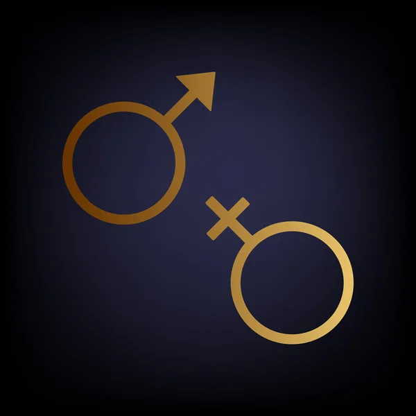 Sex symbol znak — Wektor stockowy