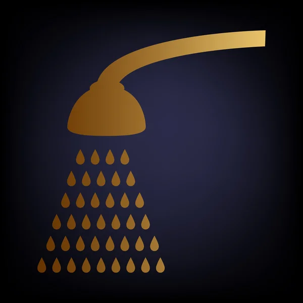 Shower simple icon — Stockvector