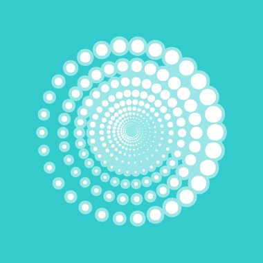 Soyut teknoloji işareti daireler