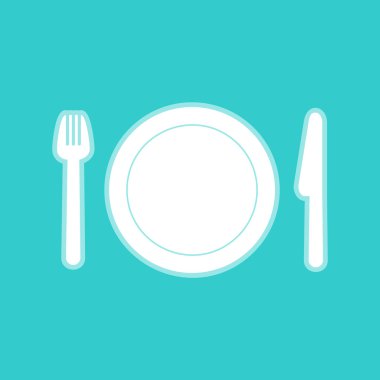 Çatal, plaka ve bıçak