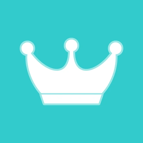 Roi couronne signe — Image vectorielle