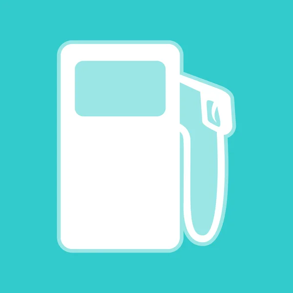 Gas pump sign — Stock Vector