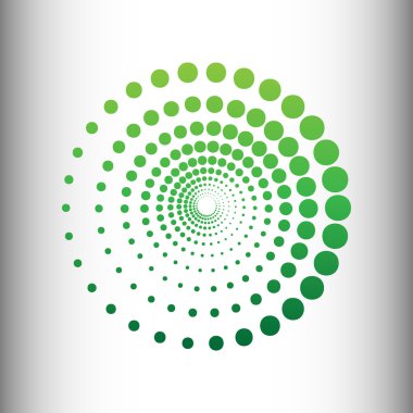 Soyut teknoloji işareti daireler