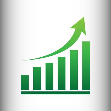 Grafik işareti büyüyen
