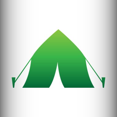 Turist çadır simgesi