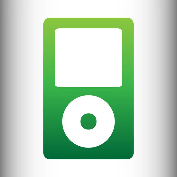 Dispositivo de música portátil — Vector de stock