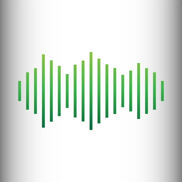 Sound waves icon — Stock Vector