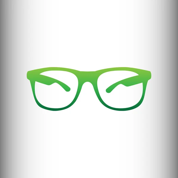 Sonnenbrillen-Schild. grünes Gradienten-Symbol — Stockvektor