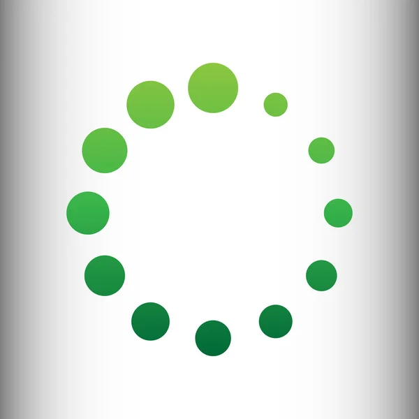 Panneau de chargement circulaire — Image vectorielle
