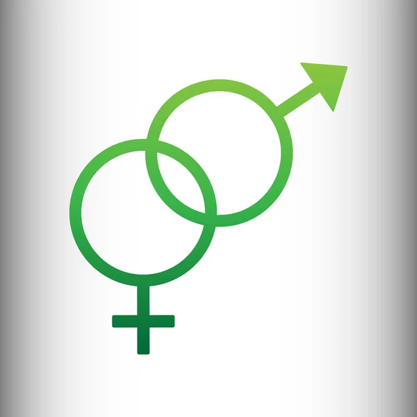 Signe de symbole sexuel — Image vectorielle