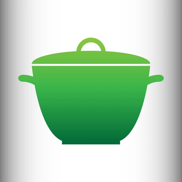 Icône simple casserole — Image vectorielle