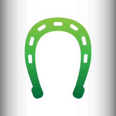 Nal işareti. Yeşil degrade simgesi