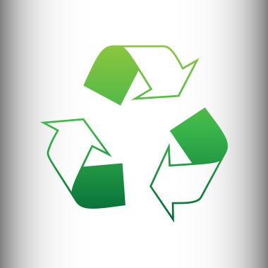 geri dönüşüm logosu kavramı