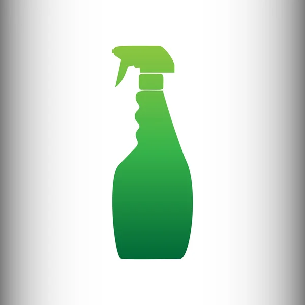 Plastic fles voor het reinigen — Stockvector