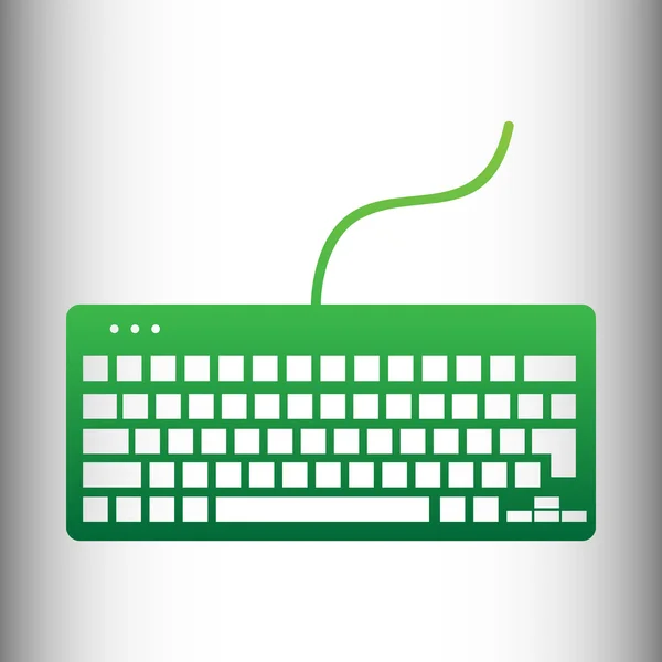 Teclado icono simple — Vector de stock