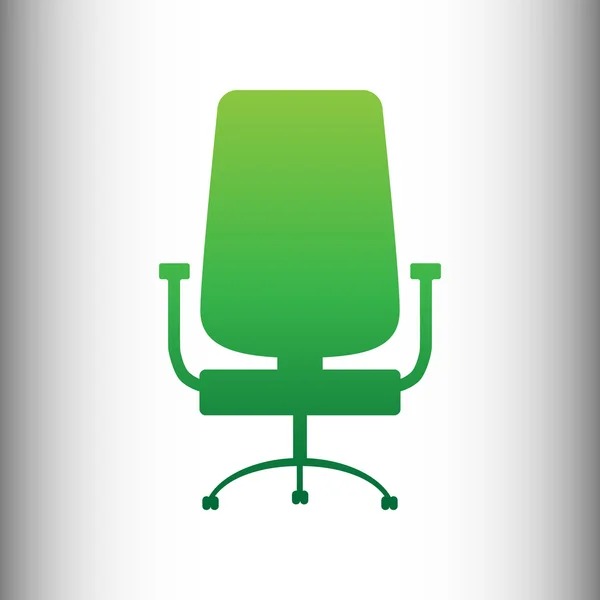 Office stoel teken — Stockvector