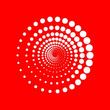 Soyut teknoloji işareti daireler