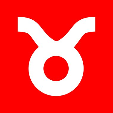 Toros işareti illüstrasyon