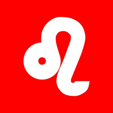 Leo işareti illüstrasyon