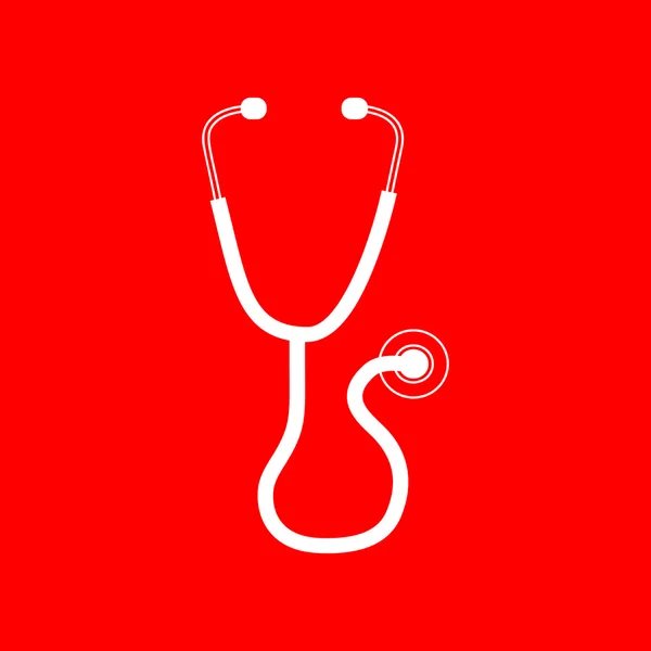 Stethoscope sign illustration — Stock Vector