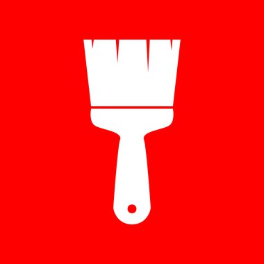 Fırça işareti illüstrasyon