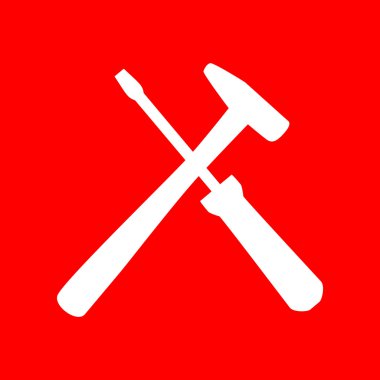 Araçlar illüstrasyon işareti