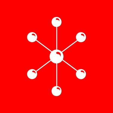 Molekül işareti illüstrasyon