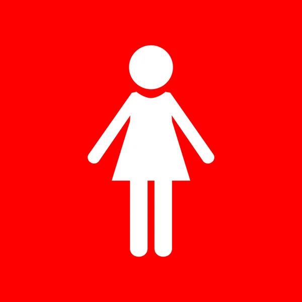 Vrouw teken illustratie — Stockvector
